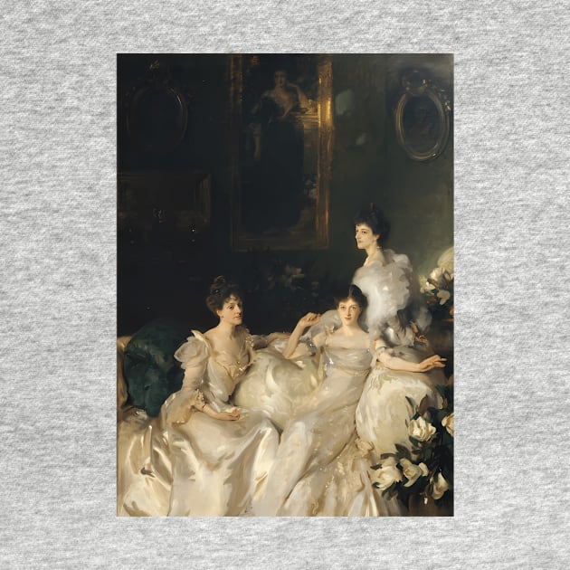 The Wyndham Sisters By John Singer Sargent Postcard by jandesky